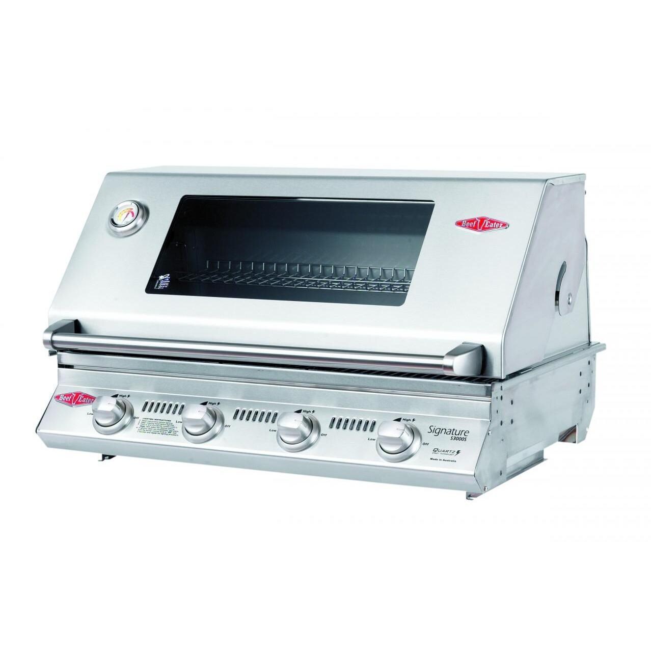 BeefEater Signature Premium 4 Burner Built-In Natural Gas Grill - 12840S-NG thumbnail