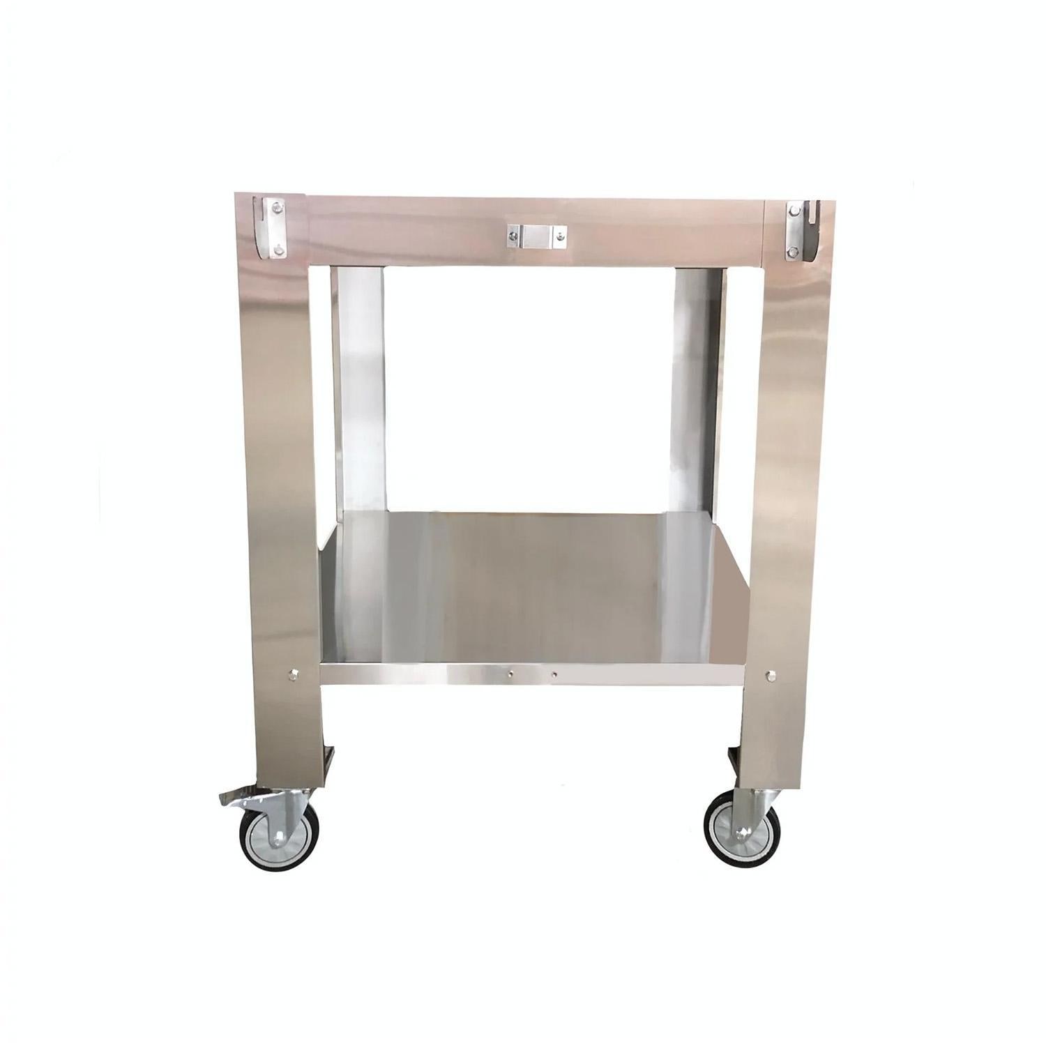 WPPO Stainless Steel Cart for Karma 32-in Wood Fired Pizza Oven - WKCT-2S