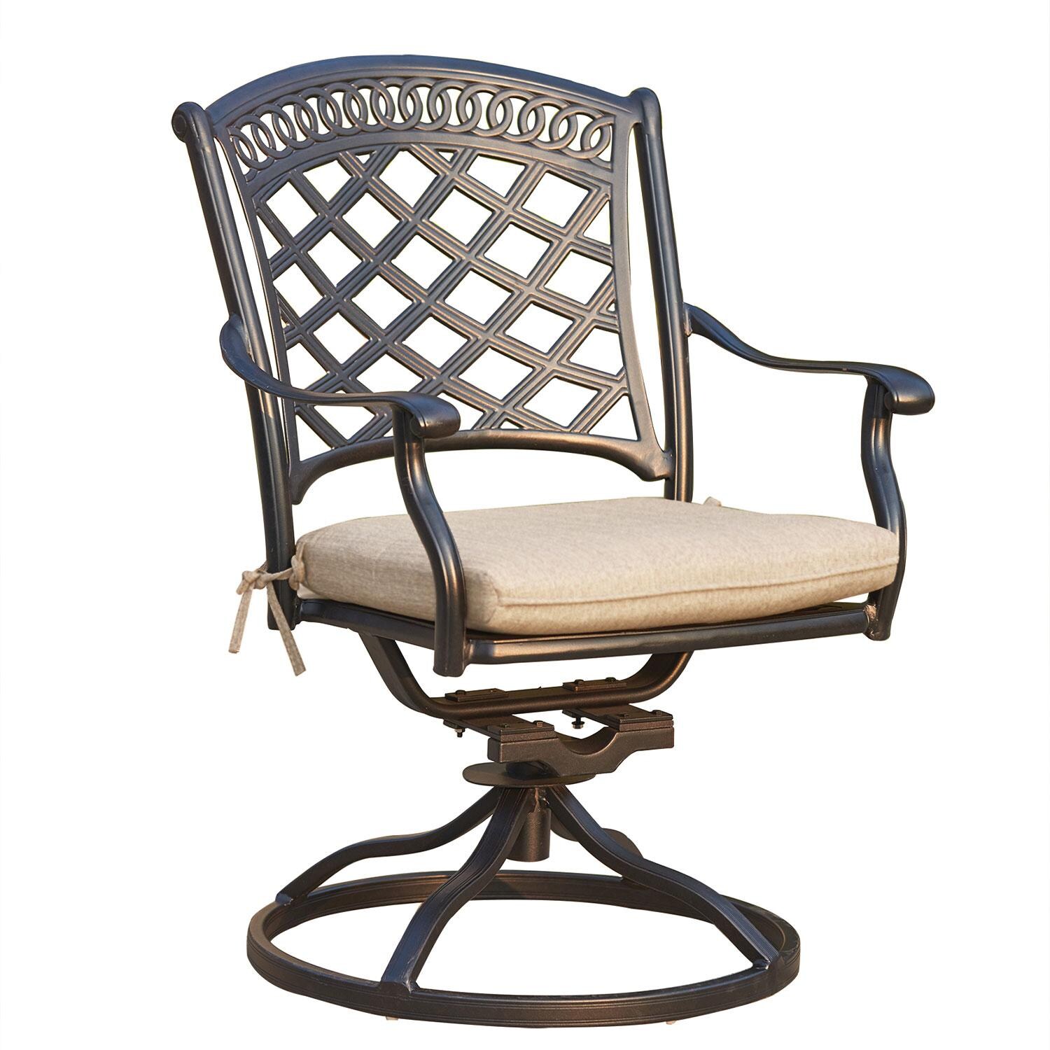 Darlee Sedona Swivel Rocker Dining Chair thumbnail
