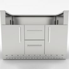 Sunstone 46-Inch Outdoor Kitchen Gas Grill Cabinet - SAC46GLPCD