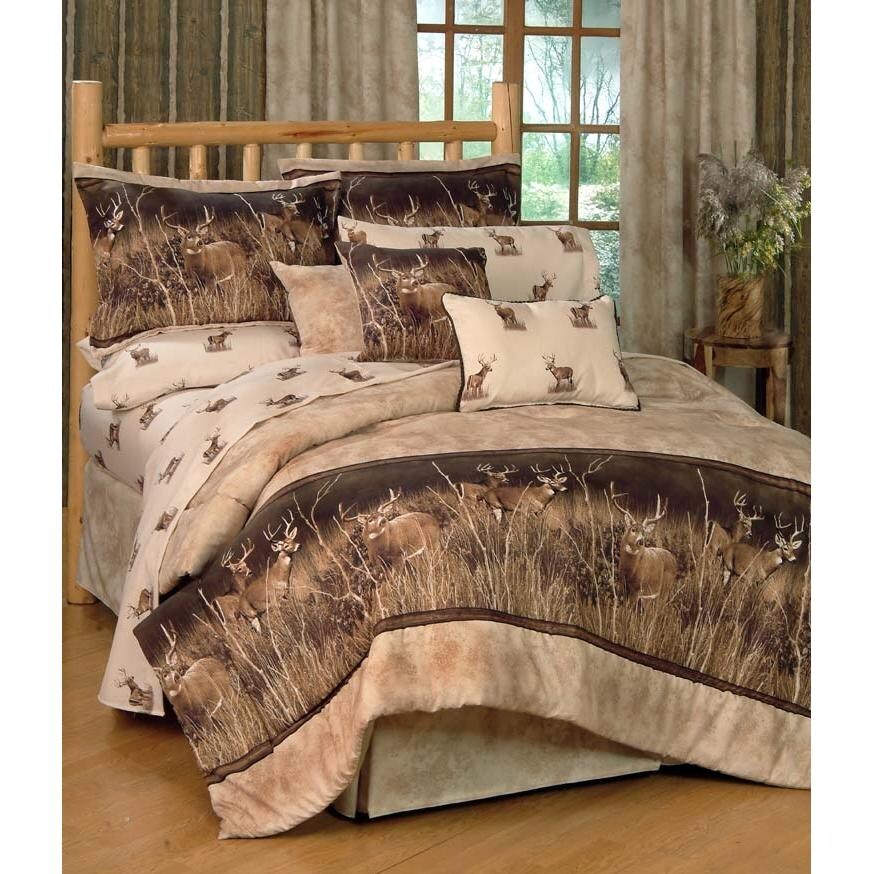 Blue Ridge Trading Deer Meadow Full Comforter Bedding Set BBQ Guys