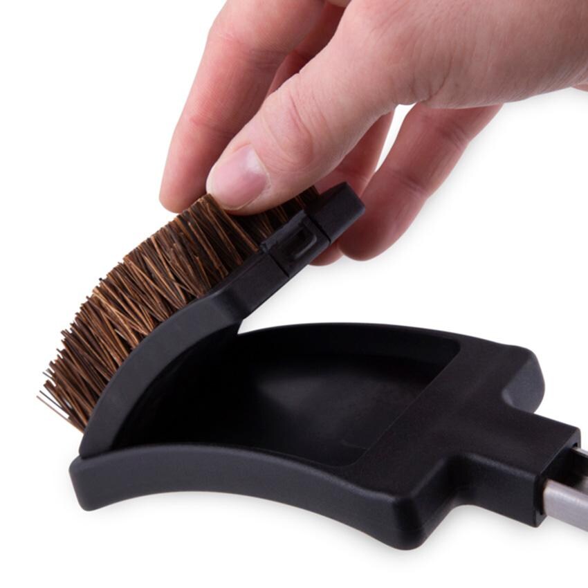 Broil King Palmyra Replacement Brush Heads - 3 Pack - 64658 - Attaching to Brush - White Background thumbnail