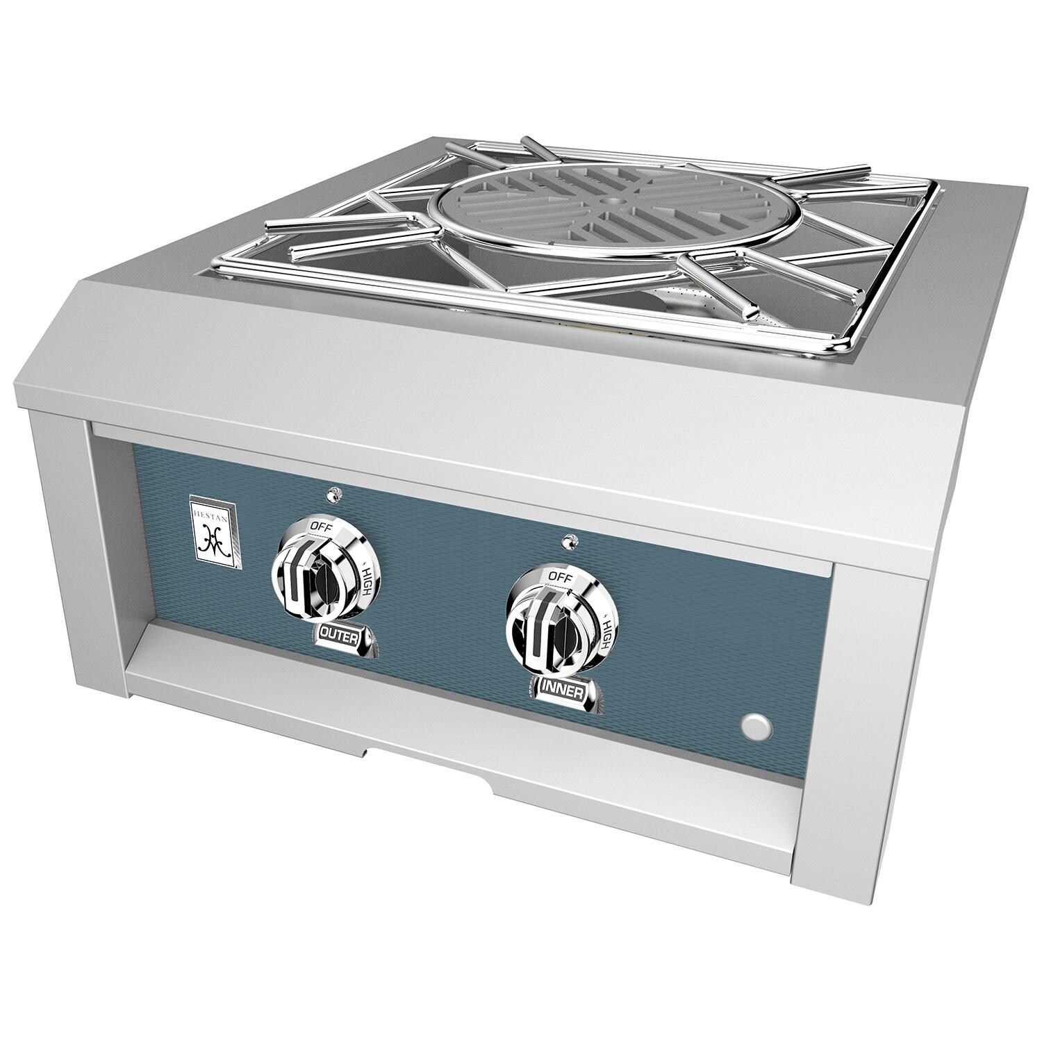 Hestan Built-In Power Burner - Propane - Pacific Fog - AGPB24-LP-GG