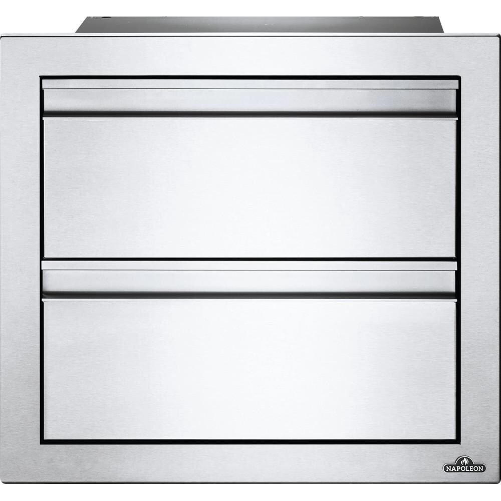 Napoleon - BI-1816-2DR - 18-Inch Double Drawer - Front thumbnail