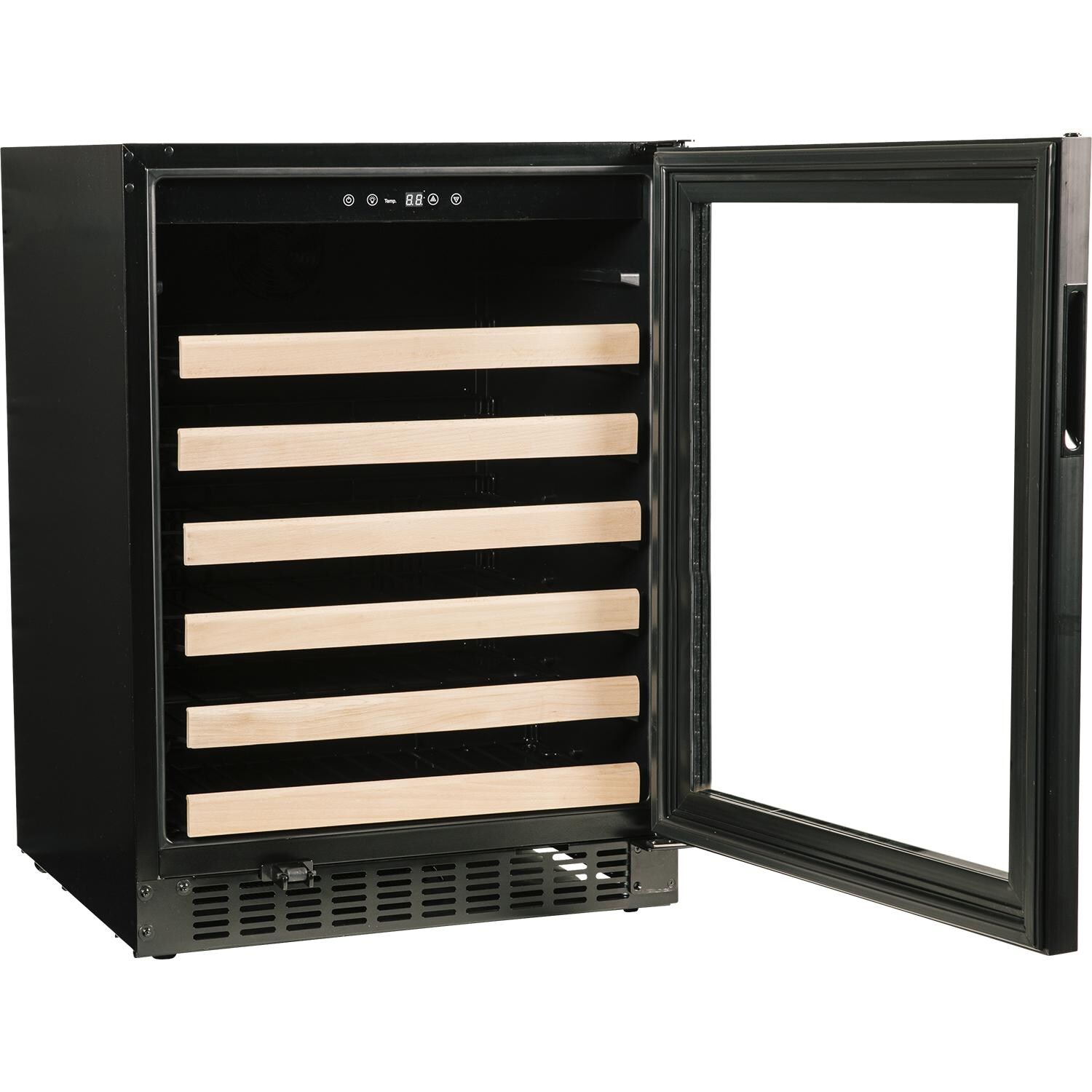 Azure 24-Inch 48 Bottle Wine Cooler - Custom Panel Ready - Door Open thumbnail