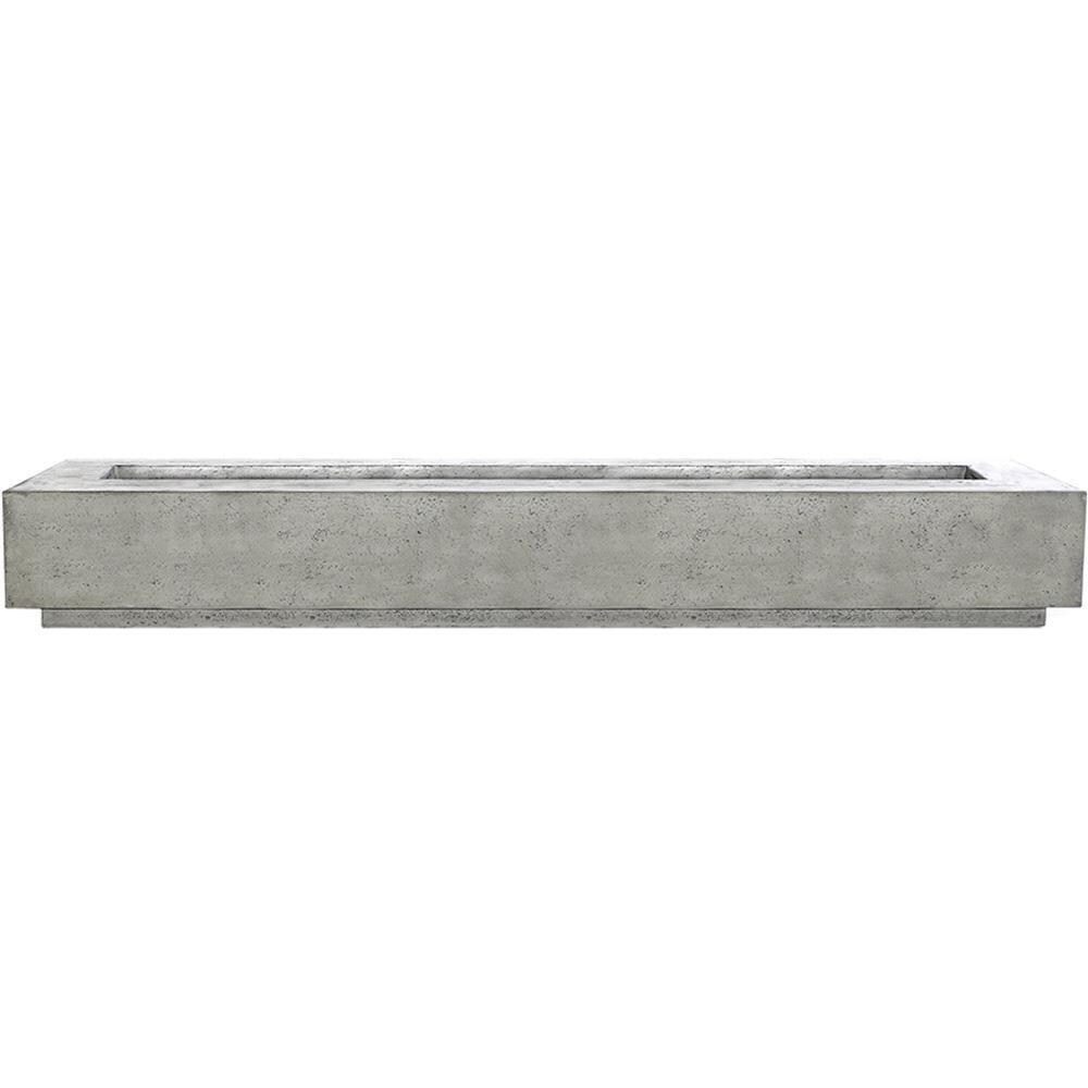 Prism Hardscapes SCPH-439-3NG Tavola 110 110-Inch Natural Gas Rectangular Fire Pit Table W/ Windguard - Natural - Front View - White Background thumbnail
