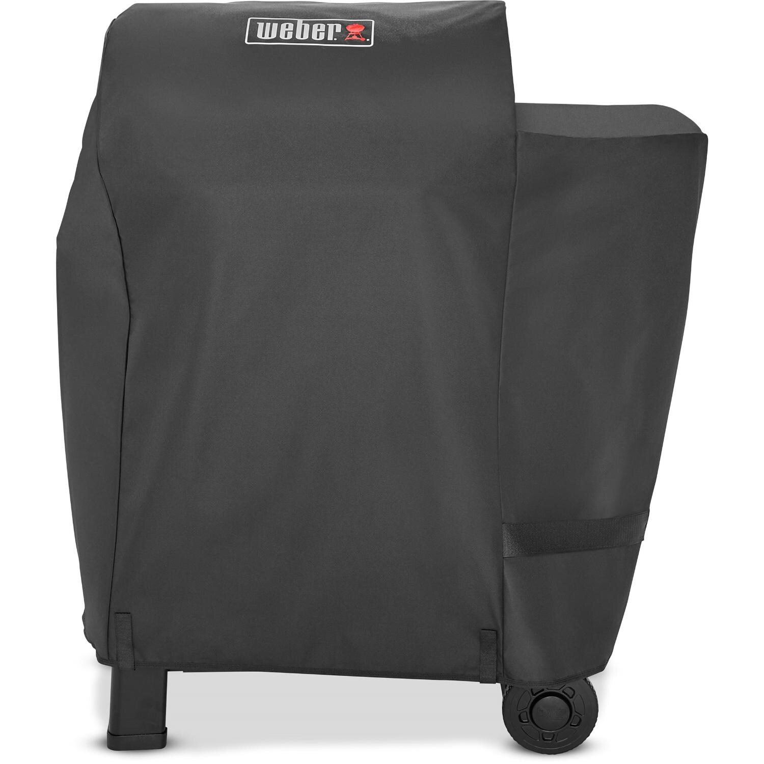 Weber 3400607 Polyester Grill Cover for Smoque 22-in Pellet Grill - Front - White Background thumbnail