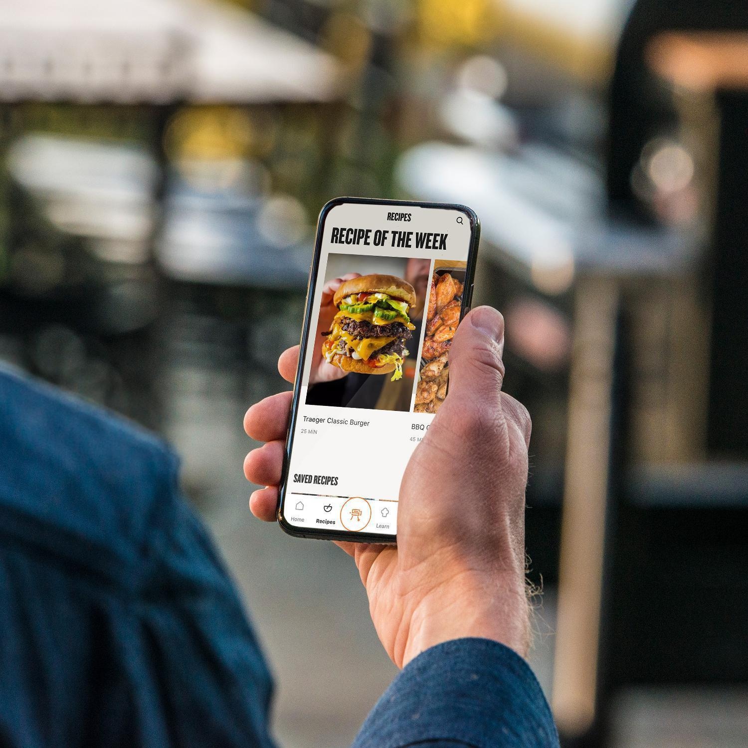 Traeger All-New Timberline XL Wi-Fi Controlled Wood Pellet Grill w/ WiFire 5 Pc Bundle - Recipe of the Week on App - Lifestyle thumbnail