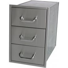 Solaire 14 Inch Extra Deep Triple Access Drawer - SOL-3D14D image