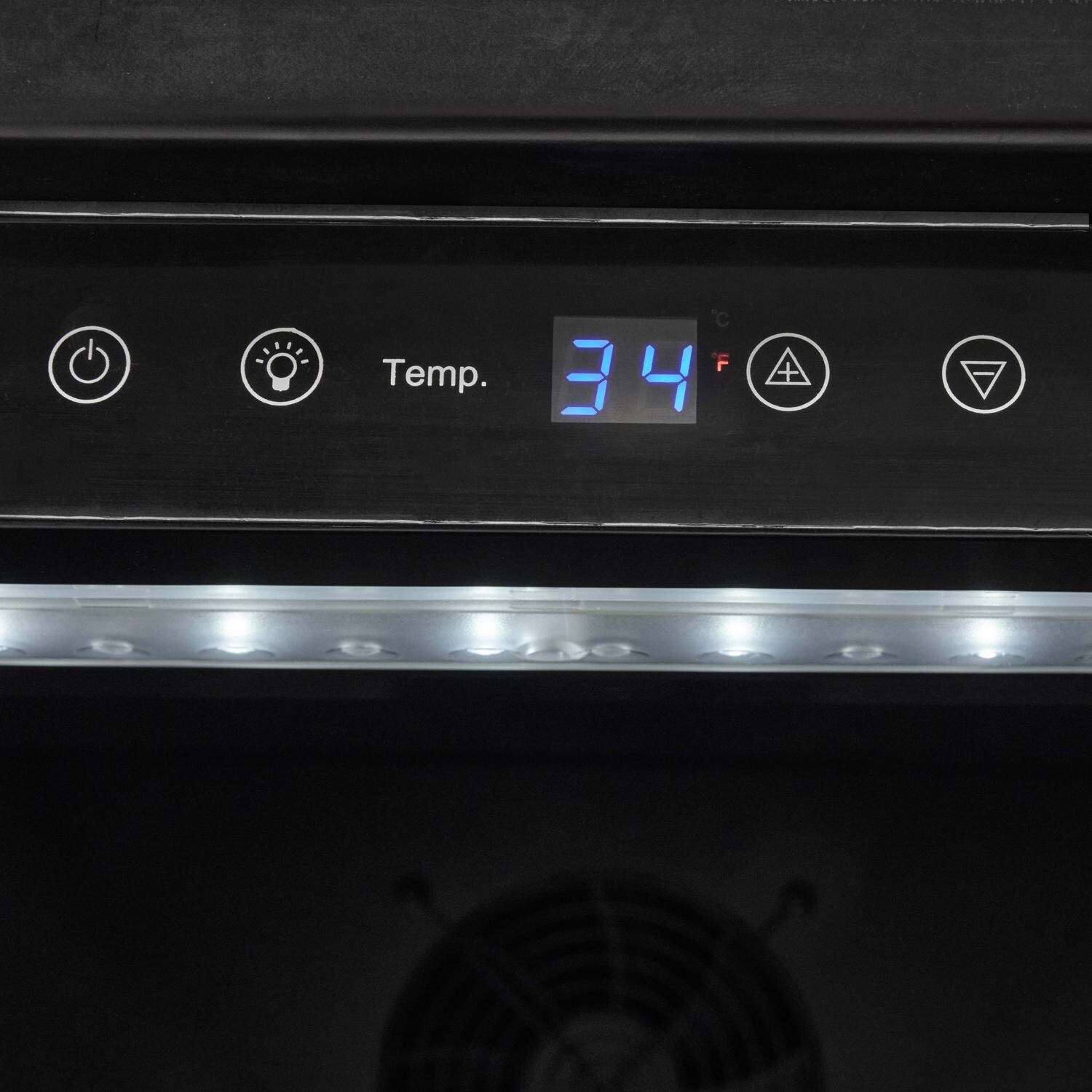 Coyote 21 Inch Built-In Refrigerator - C121R-S-R - Control Panel - Detail thumbnail