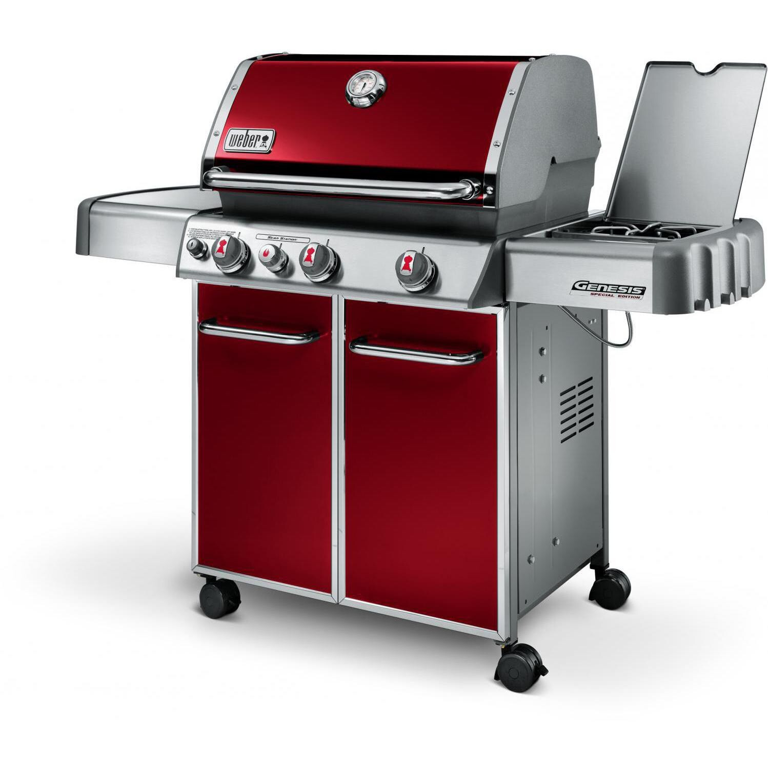 er Genesis Premium EP330 Freestanding Propane Gas Grill With Sear