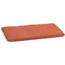 Sunbrella Dupione Papaya 48-Inch Backless Bench Cushion W/ Knife Edge By Oxford Garden