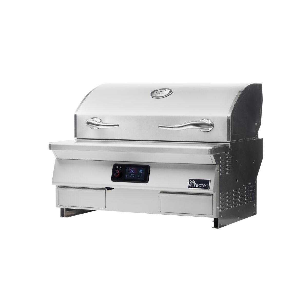 recteq RT-1300ES E-Series 1300 Built-In Wood Pellet Grill - Angle View - White Background thumbnail