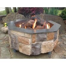 FireScapes Smooth Ledge Octagonal Natural Gas Fire Pit image