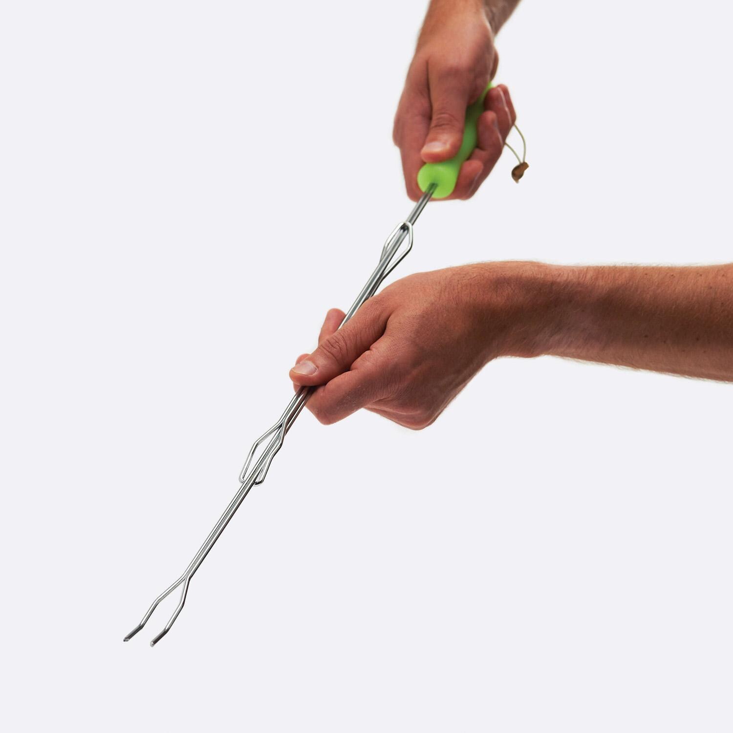 GrillPro 32-in Deluxe Extension Fork w/ Glow Handle - 15019 - Extending - White Background thumbnail