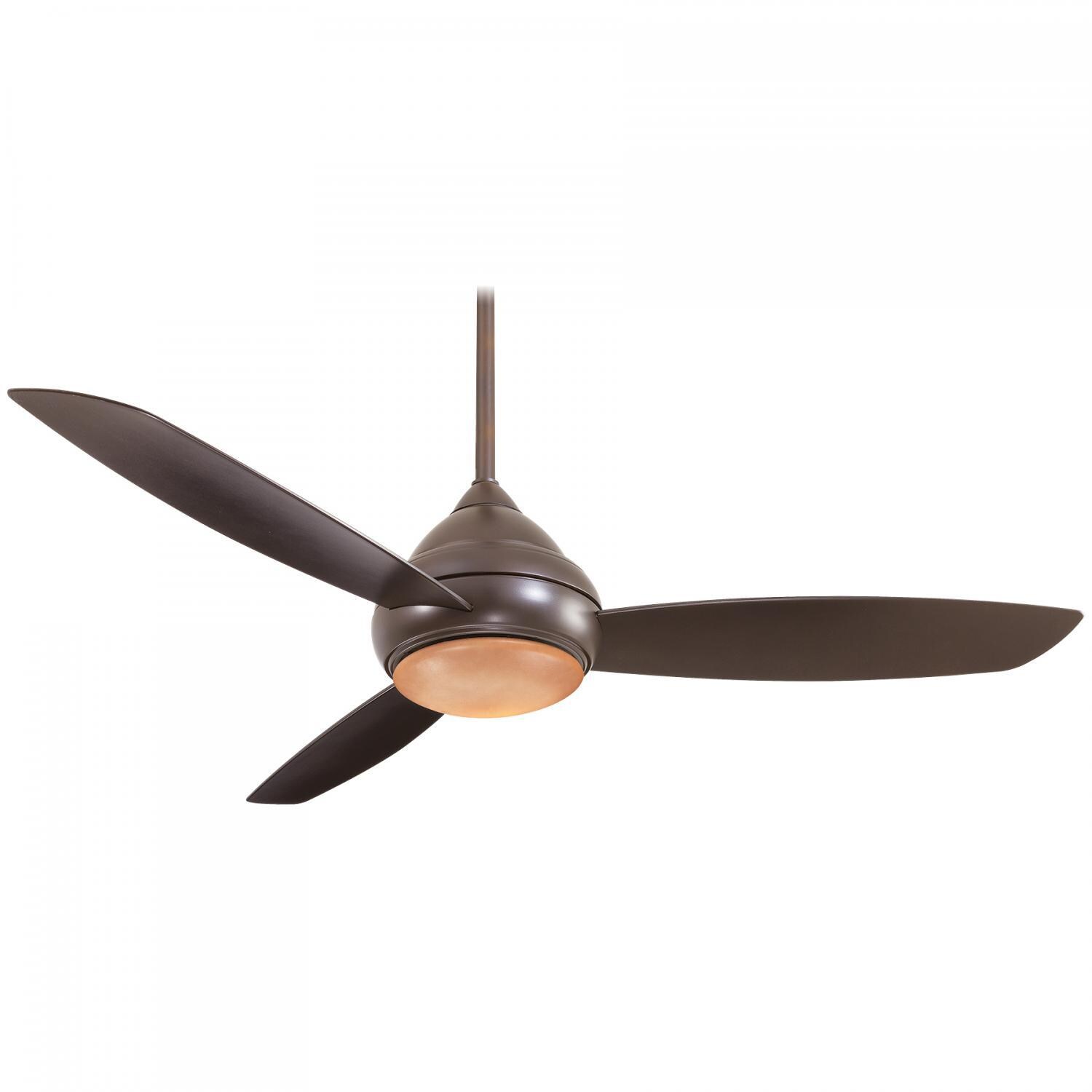 Minka-Aire F477L-ORB Concept I Wet 58-Inch 3-Blade Ceiling Fan in Oil Rubbed Bronze Finish w/ Oil Rubbed Bronze Blades & Pietra Glass thumbnail