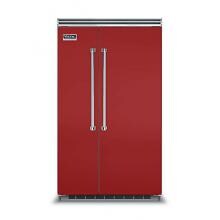 Viking Professional 5 Series 48-Inch 29.05 Cu. Ft. Built-In Side-By-Side Refrigerator/Freezer - Apple Red - VCSB5483AR image