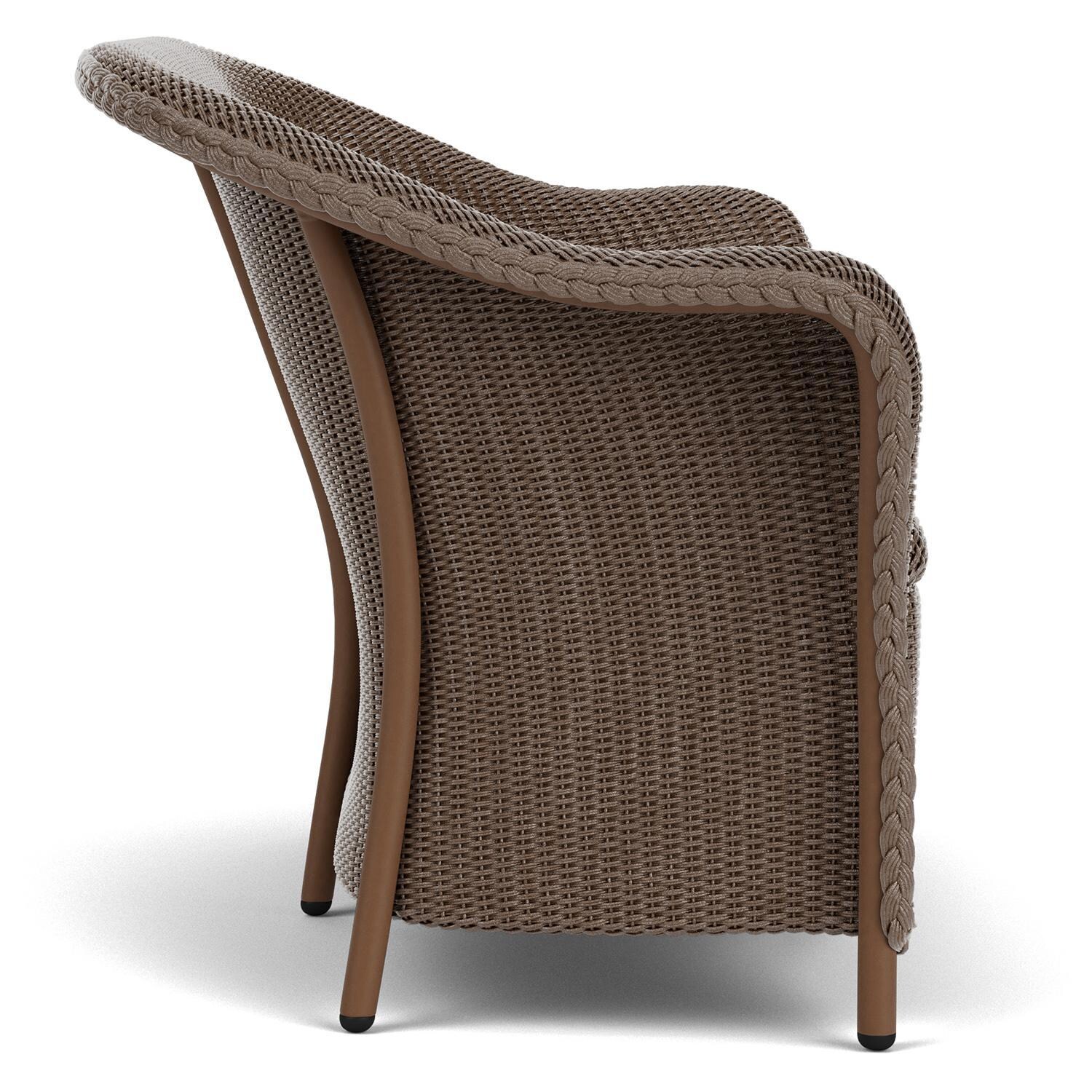 Lloyd Flanders Reflections 3-Piece Seating Set W/ Spring Rockers in Bark Finish - Loveseat Side thumbnail