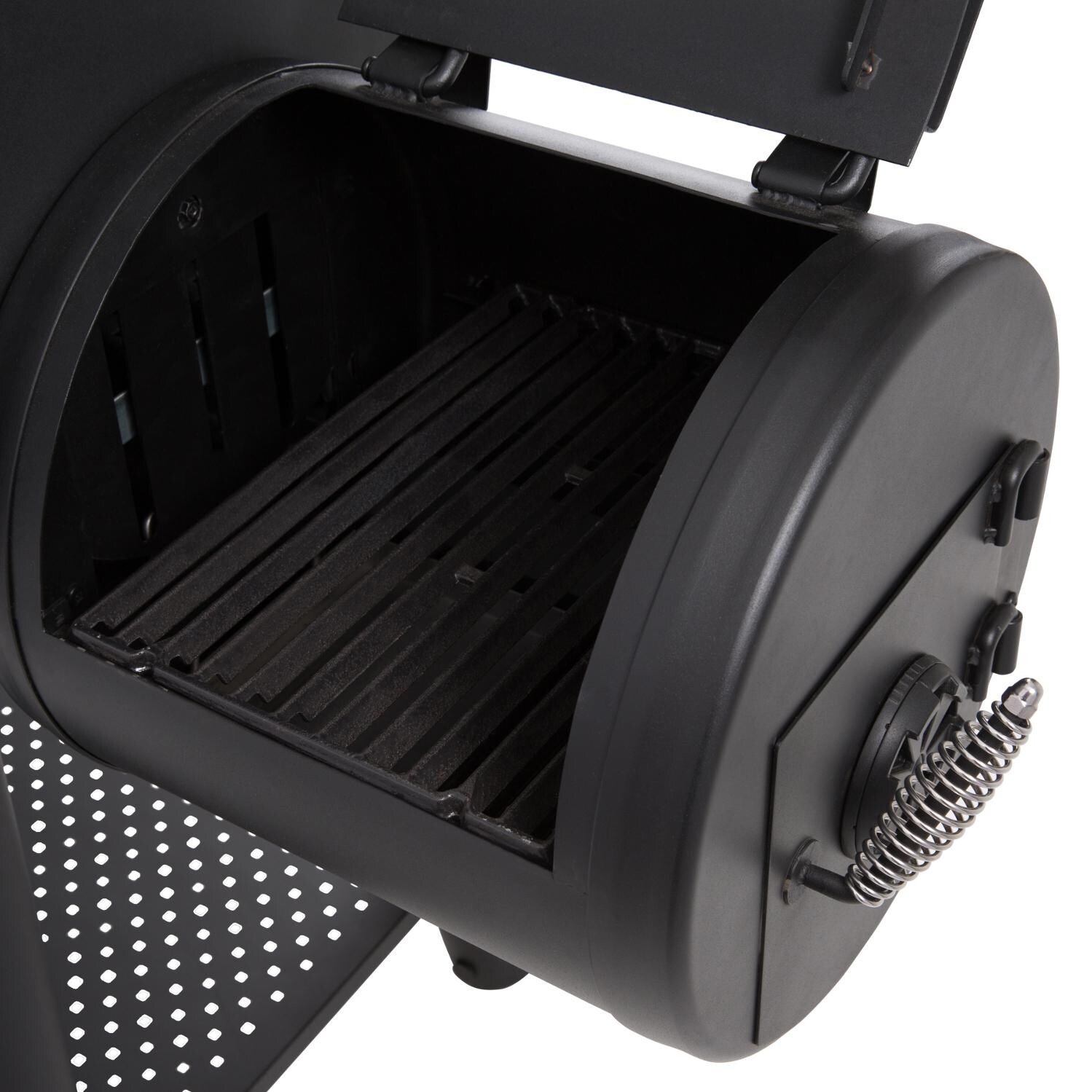 Broil King 958050 Regal Charcoal Offset 500 Smoker - Small Cooking Chamber - Detail thumbnail