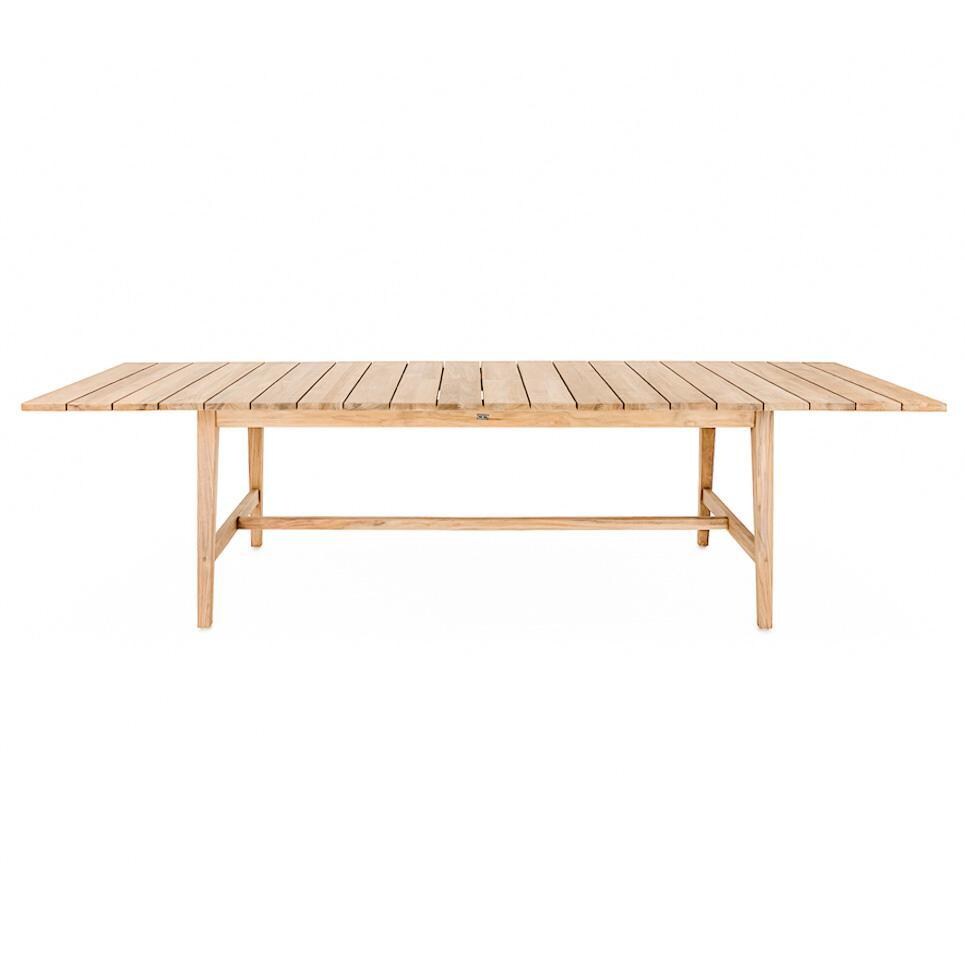 Teak + Table Havana/Capri Expansion 7 Piece - Fully Extended Table - White Background thumbnail