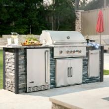 Coyote Ready To Emble 8 Ft Outdoor Kitchen Island With 36 Inch Outdoor Kitchen Island With 36 Inch