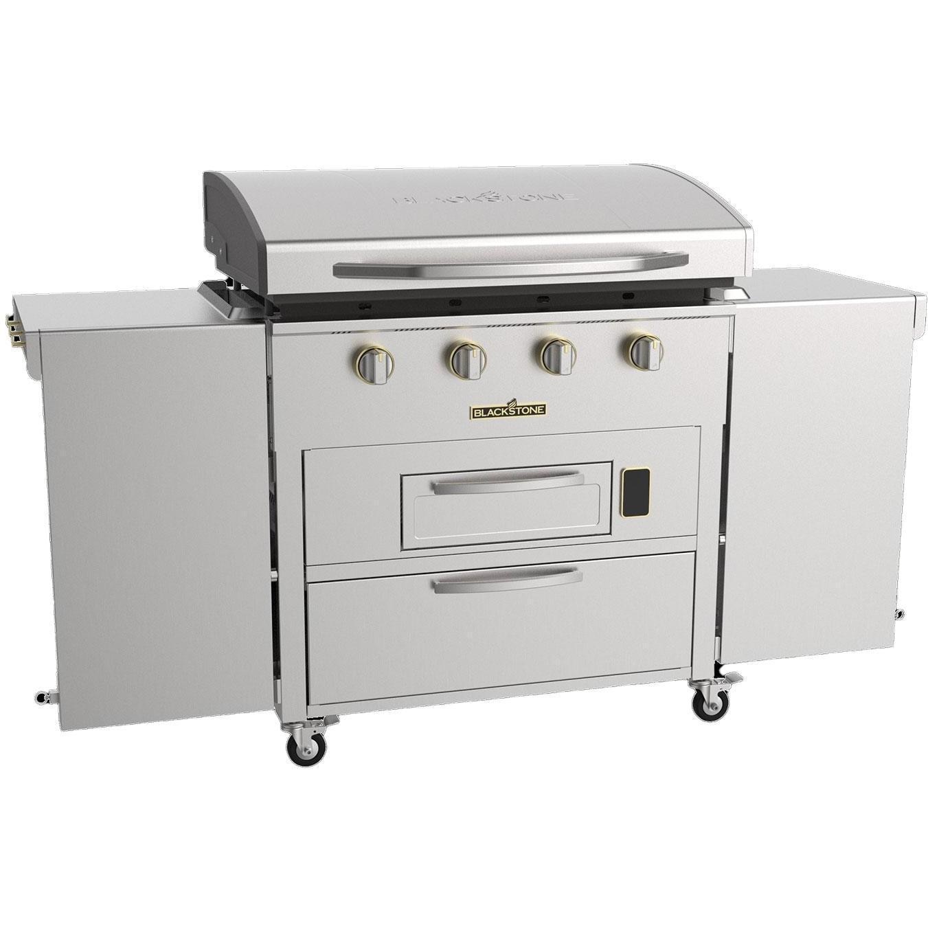 Blackstone 6006 Select 36-Inch Griddle Air Fryer Combo W/ Dual Side Tables And Storage Drawers - Display - White Background thumbnail