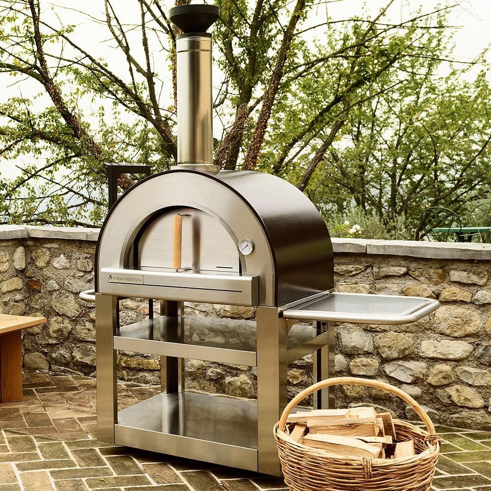 Forno Venetzia Pronto 500 33-Inch Outdoor Wood-Fired Pizza Oven