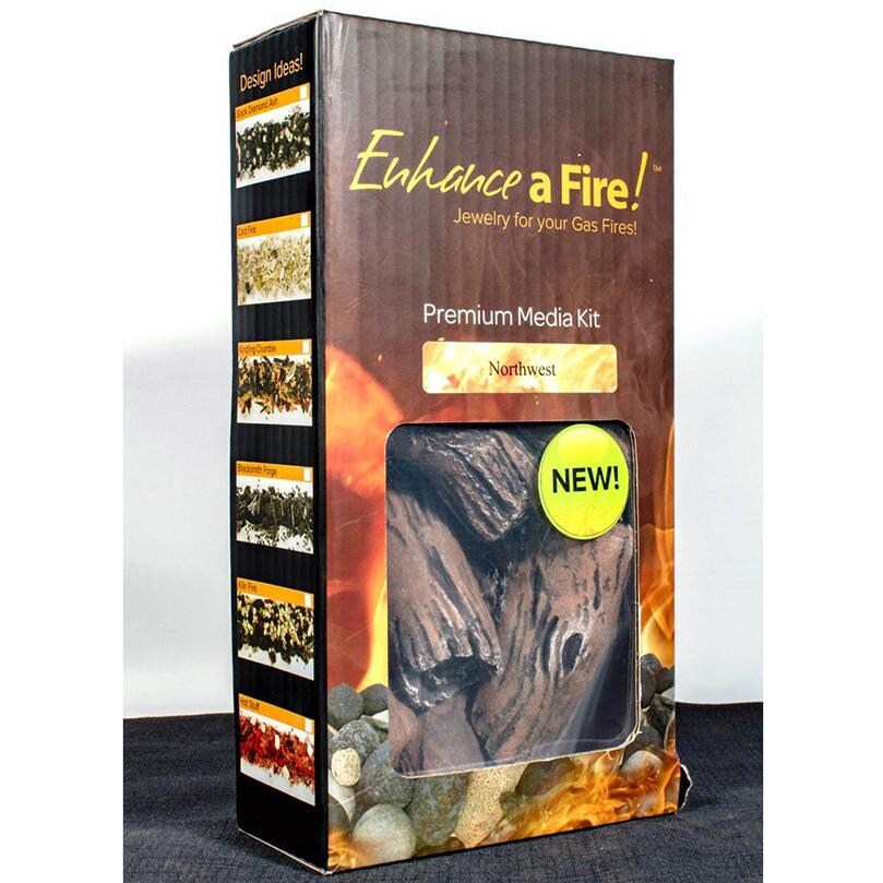 Enhance A Fire - NWDT6-CM - Northwest Log Set - Small Log Set in Box thumbnail