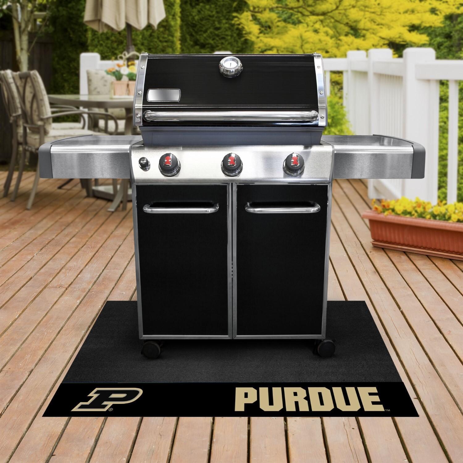 FANMATS 18279 Purdue University Grill Mat - White Background thumbnail