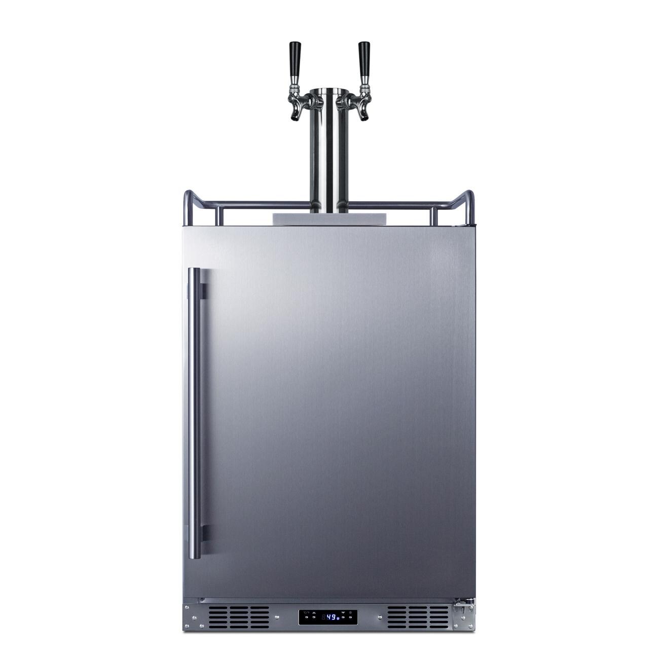 Summit SBC682WKDTWIN Commercial Outdoor Rated Double Tap Wine Dispenser / Kegerator thumbnail