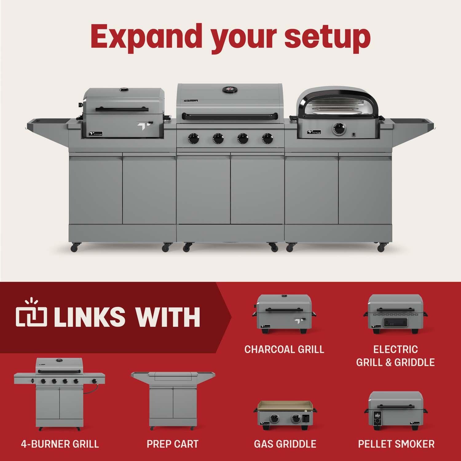 TYTUS TDT-GHS-GPZA Emberwood Propane Pizza Oven - Expand Your Setup - Detail thumbnail