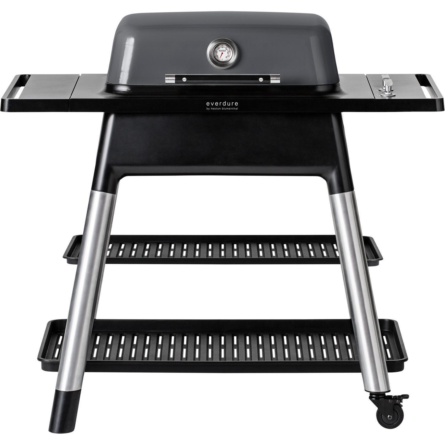 Everdure FORCE 48-Inch 2-Burner Propane Gas Grill With Stand - Graphite - HBG2GUS