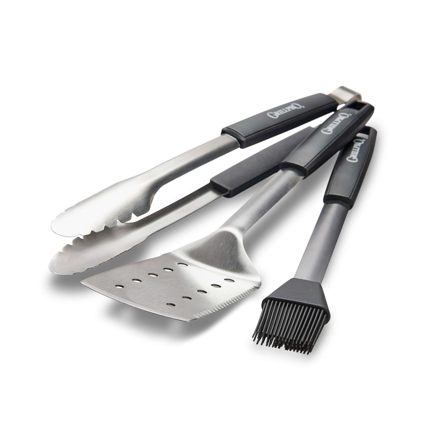 GrillPro Deluxe Tool Set w/ Resin Handle - 3 Pc
