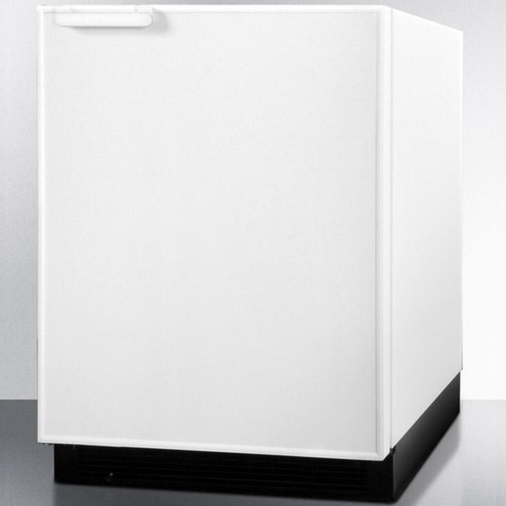 Summit 24-Inch 6.1 Cu. Ft. Compact Refrigerator / Freezer - Right Angle View thumbnail