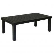 Monterey 44 X 24 Inch Rectangular Aluminum Patio Coffee Table By Sunset West image