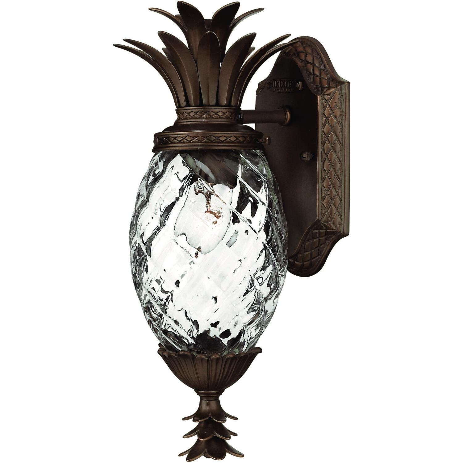 Hinkley Lighting Plantation One Light 14-Inch Outdoor Wall Light - Copper Bronze - 2226CB