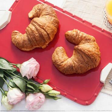 Fornetto Ceramic Rectangular Baking Stone - Tabletop Croissants  thumbnail