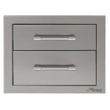 Alfresco 17-Inch Double Access Drawer - AXE-2DR image