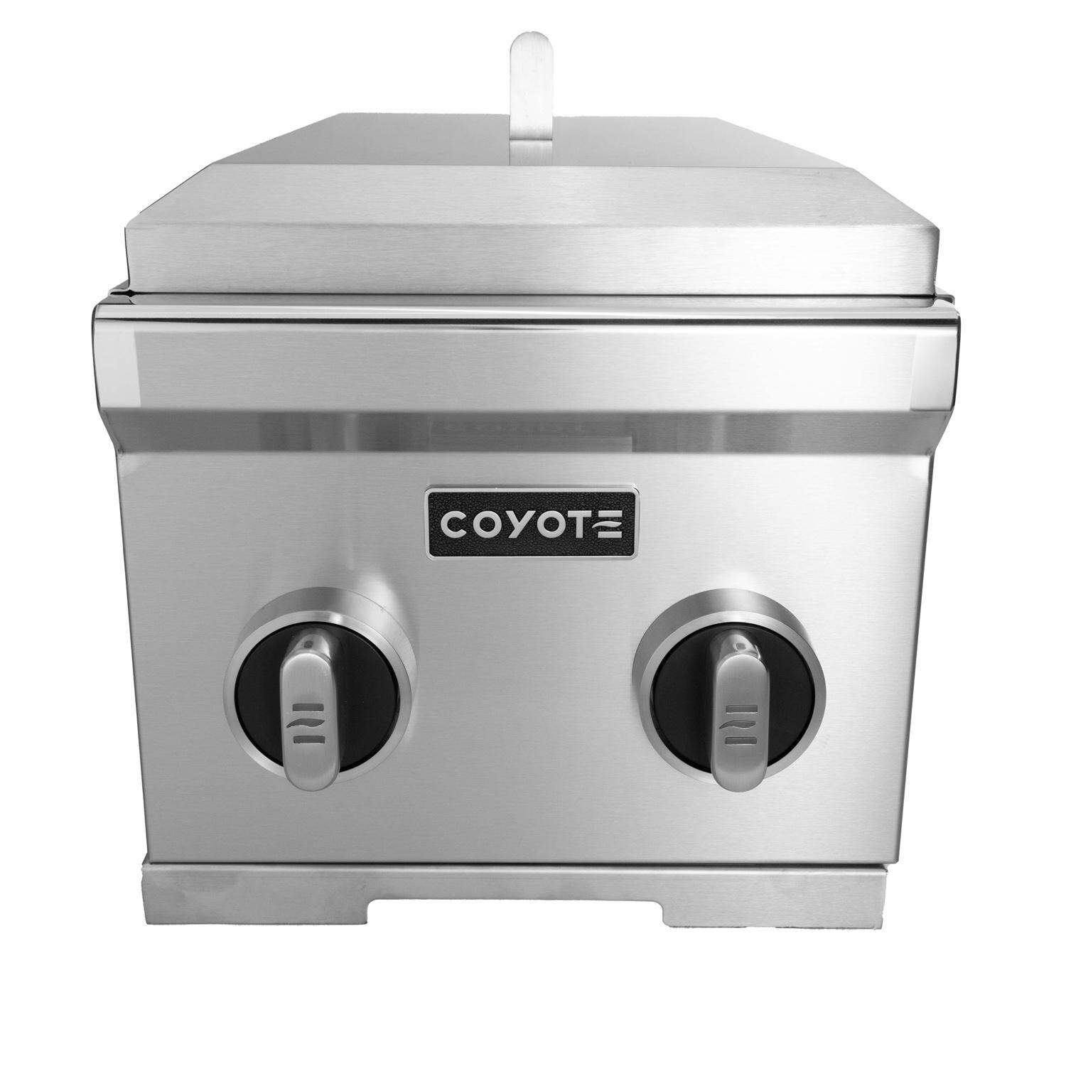 Coyote 12 Inch Built-In Natural Gas Double Side Burner C3DBNG