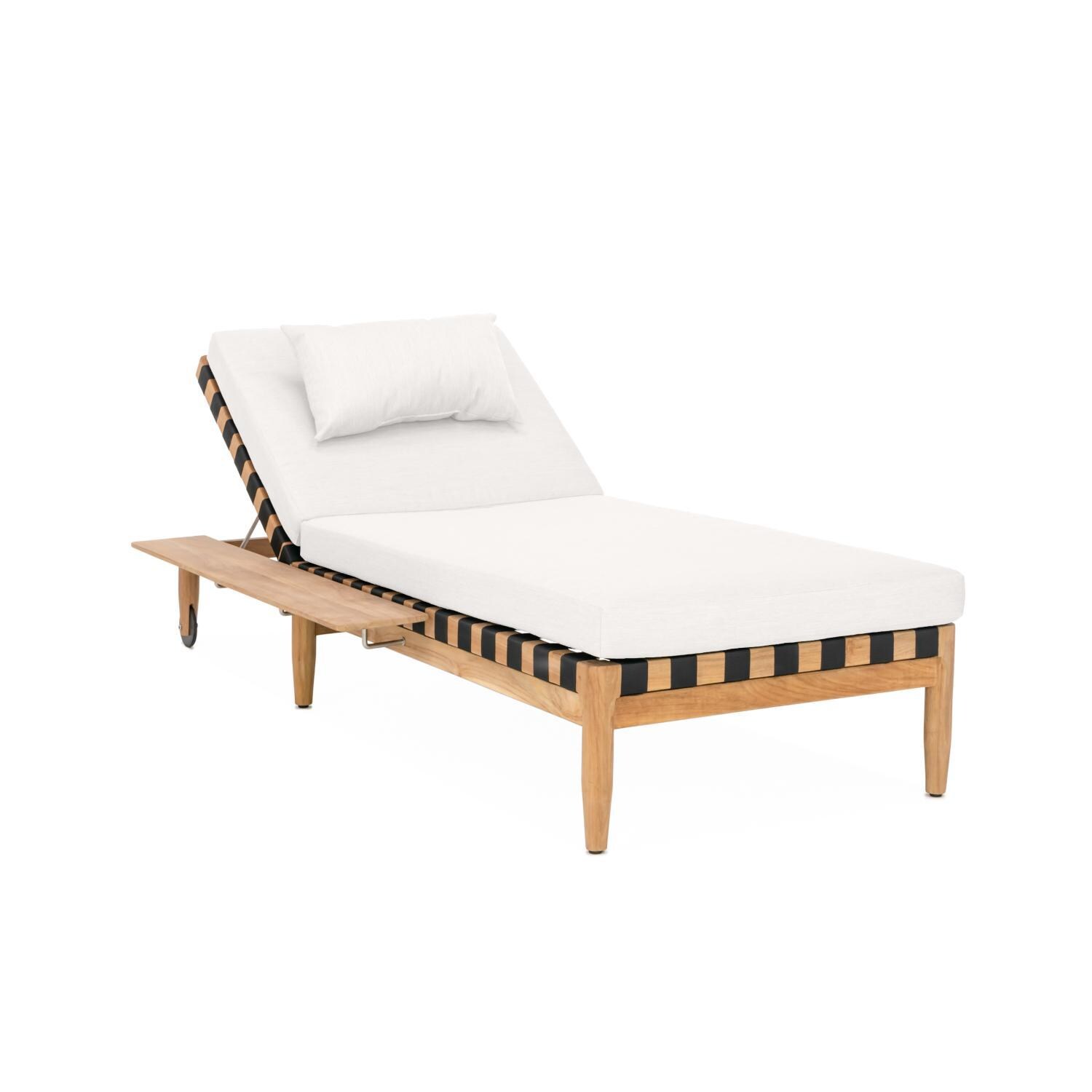 Ibiza Chaise Lounge in Natural By Teak + Table