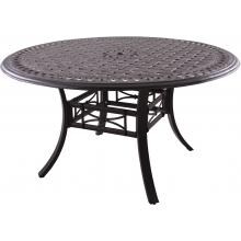 Darlee Series 88 54 Inch Cast Aluminum Patio Dining Table