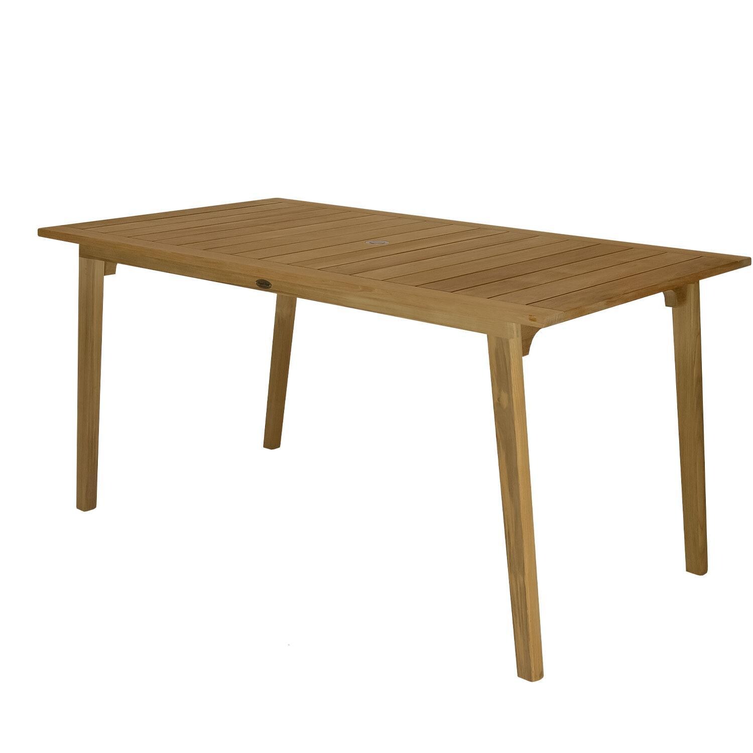 Admiral 70 Inch Counter Height Table by Royal Teak Collection - Left Angle - White Background thumbnail