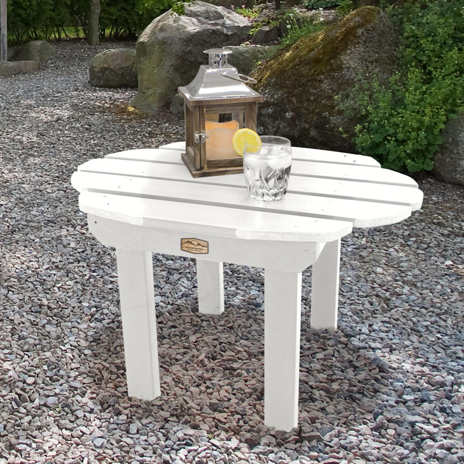 Lakeview The Charmville Side Table - White - Lifestyle View thumbnail