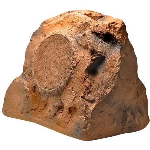 OSD Audio 8-Inch Outdoor Rock Speakers - Brown thumbnail