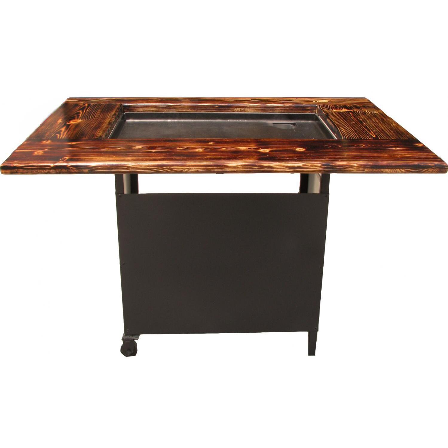 Backyard Hibachi BH-TorchedSteel Flattop Propane Gas Grill - Torched Steel thumbnail