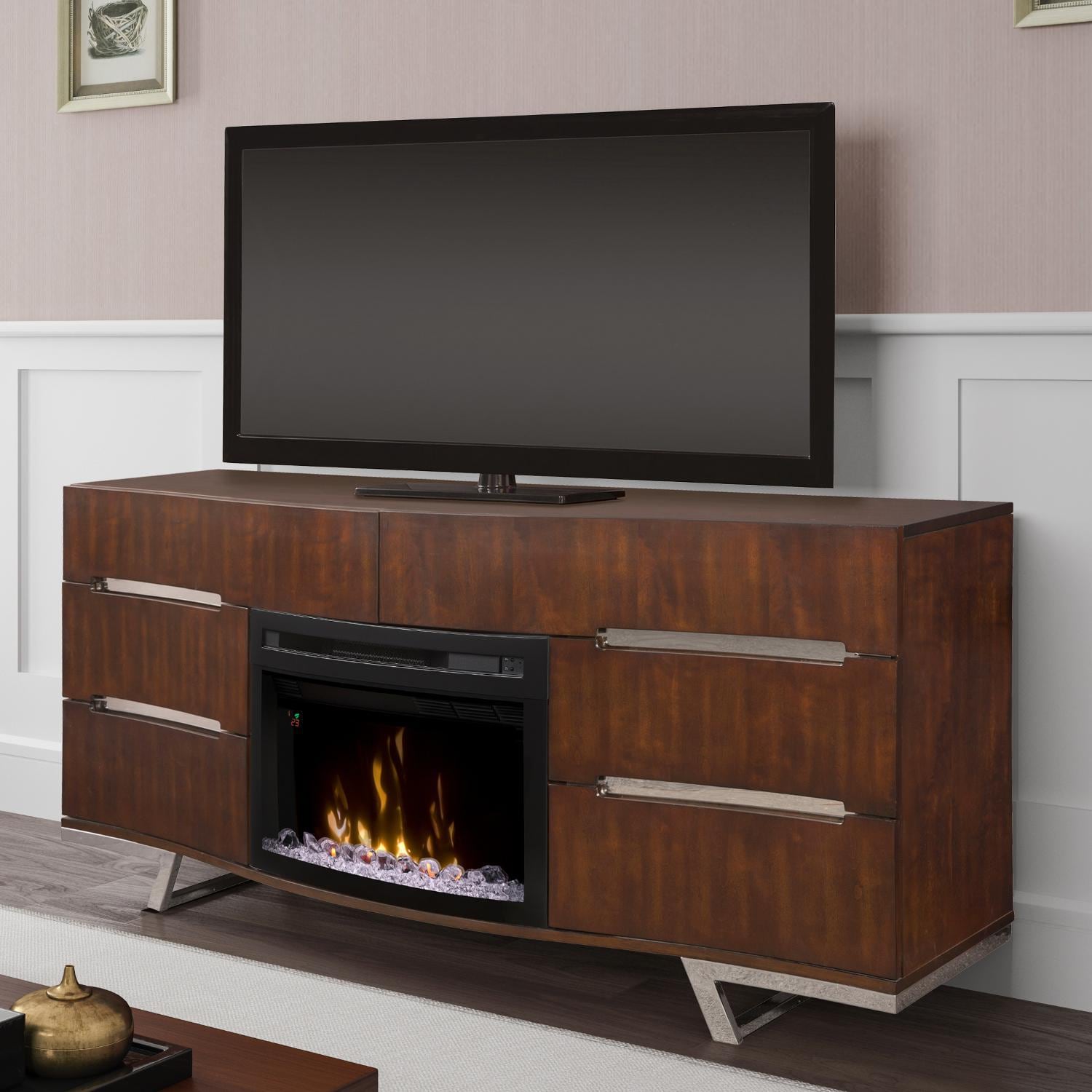 Dimplex Gds25cd 1826bc Multi Fire Xd Valentina 72 Inch Media Console Electric Fireplace Realogs Cherry