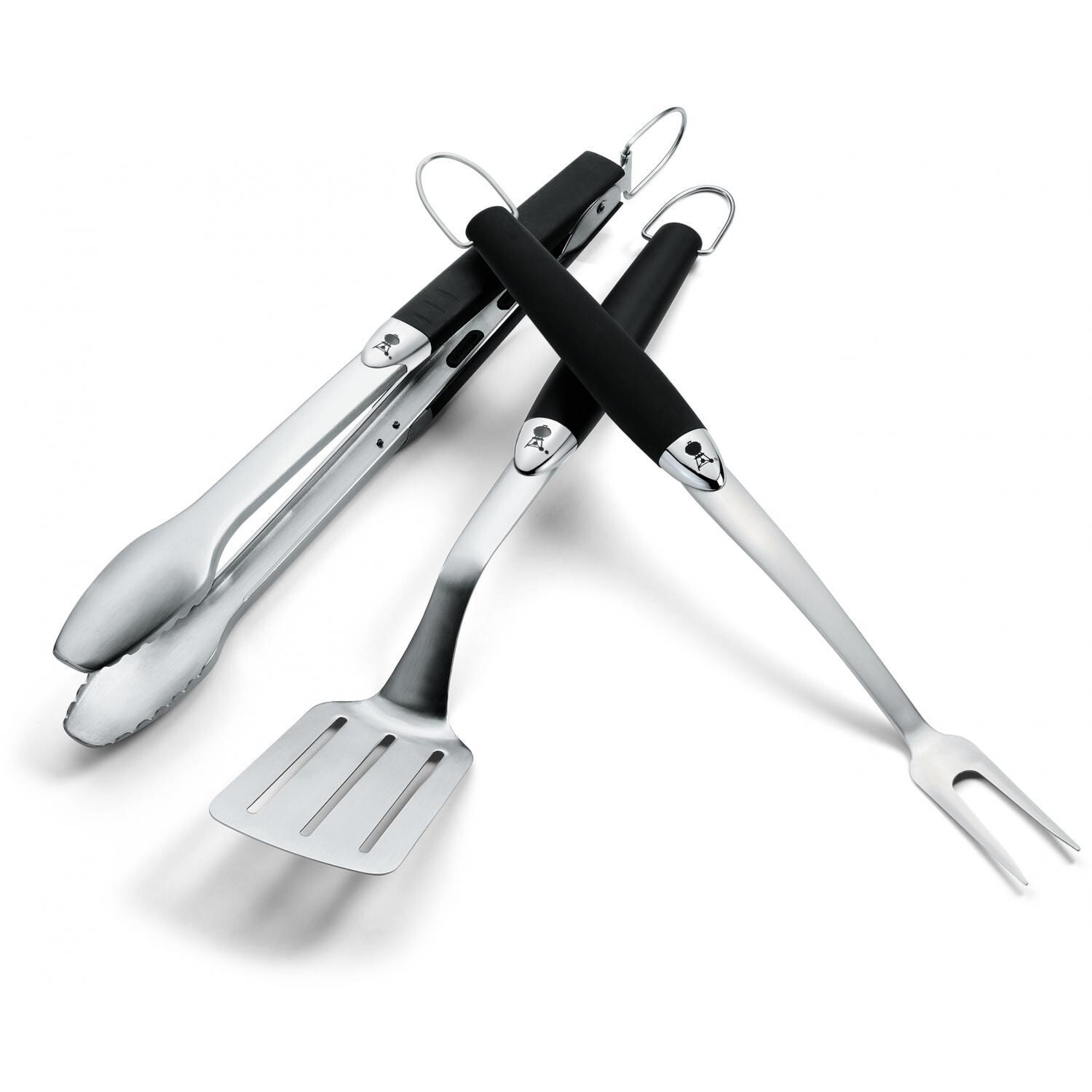Weber 6630 Original Three Piece Stainless Steel Tool Set thumbnail