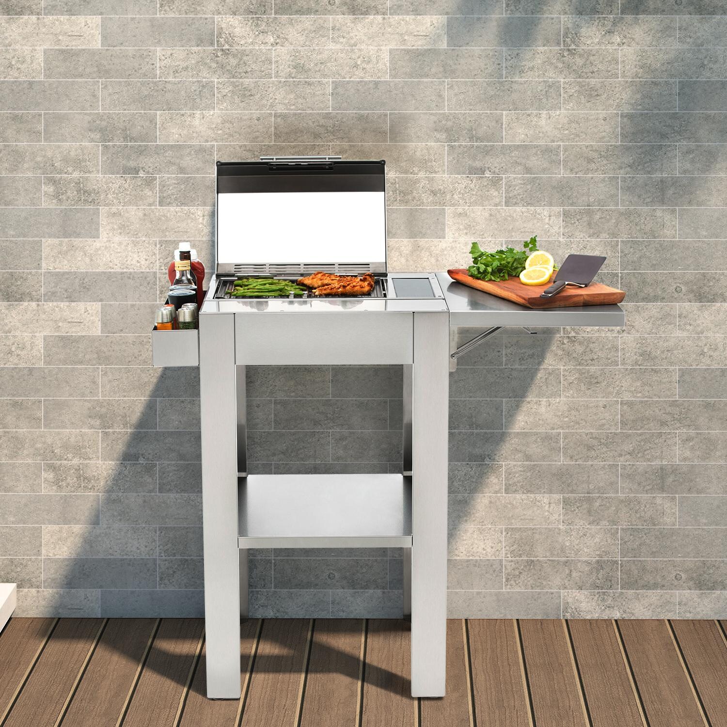 Kenyon C70050 Frontier Touch Control 1300 Watt Electric Grill & Stand - 120V - Lifestyle