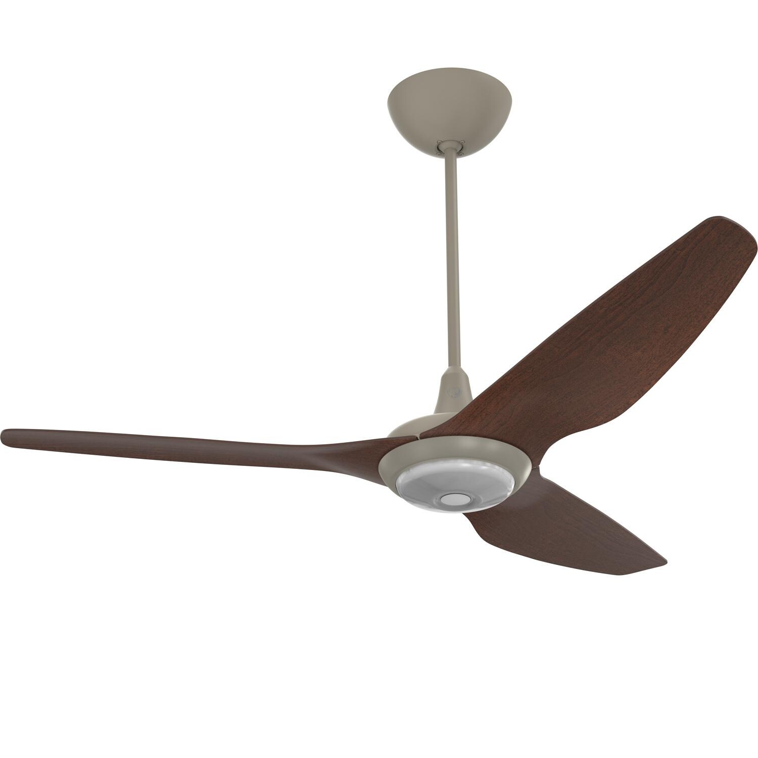Big Ass Fans MK-HK4-052506A470F654G10I20S2 60-Inch Haiku Ceiling Fan Damp Universal Mount W/20-Inch Downrod & Downlight Satin Nickel/Cocoa thumbnail