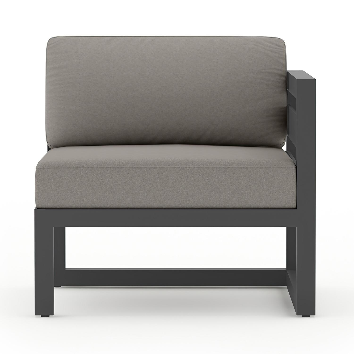 Misty Cove Right Arm Club Chair in Slate w/Canvas Charcoal Cushions by Lakeview - White Background thumbnail